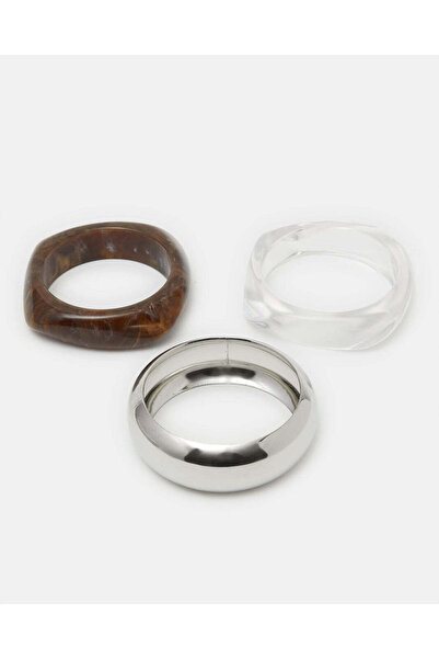 REDTAG مجموعة أساور نسائية متنوعة (عبوة من 3 قطع)