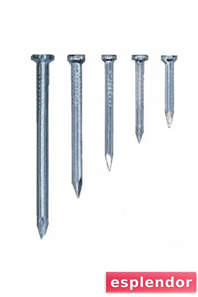 esplendor مسامير فولاذية مطلية باللون الأبيض للخرسانة والطوب 5 مم 70 مم