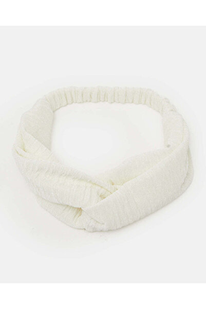 REDTAG Women White Hair Wrap