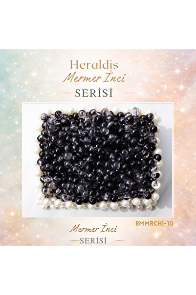 HERALDİS خرز لؤلؤي بلاستيكي 8 ملم 100 قطعة 8MMRCHI-10