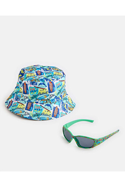 REDTAG Boys Sunglasses With Hat Set