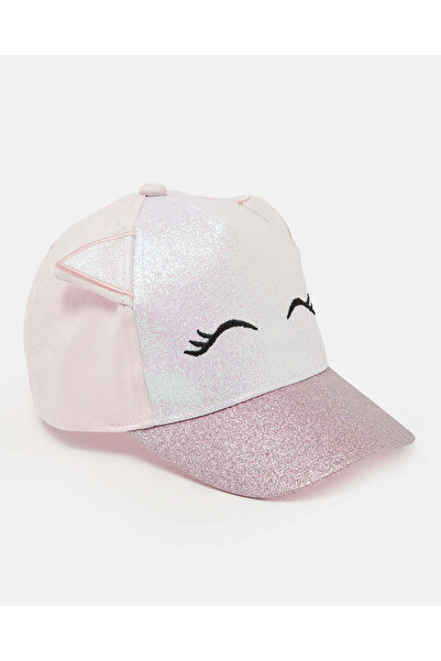 REDTAG Girls Pink Embellished Cap