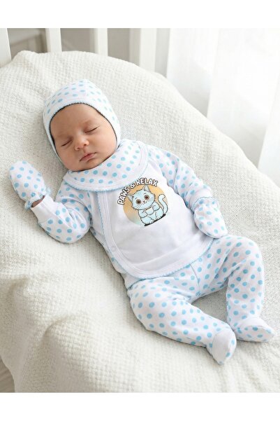 MiniKids Paws & Relax 5 τεμάχια μπλε φόρμα