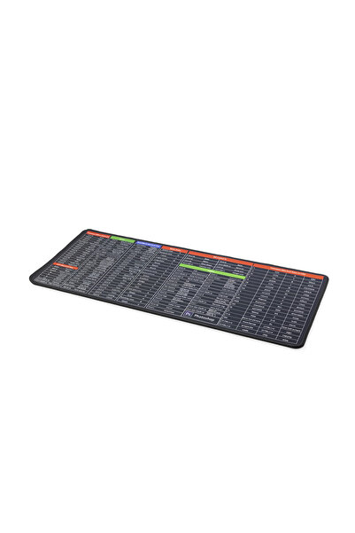 shopwave Mouse Pad 300 X 700 mm - Pc Shortcuts Zr915