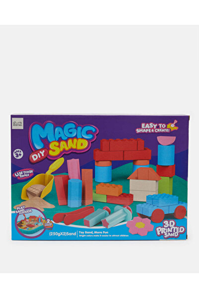 REDTAG مجموعة أدوات متنوعة لصنع رمل سحري بنفسك، 13 قطعة، 500 غرام