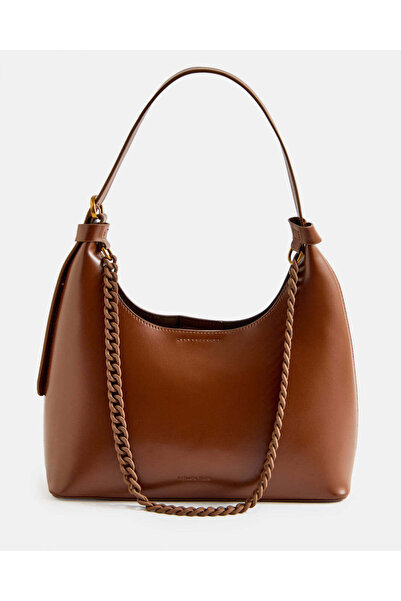 REDTAG حقيبة نسائية بنية اللون مزينة