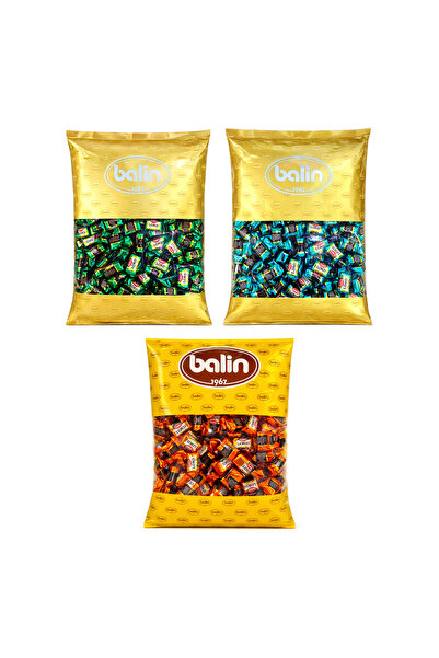 Balin Lord 1 kg Ahududu-Nektarin-Portakal Çik.Kaplı Fondan 3 lü Set (3 kg)