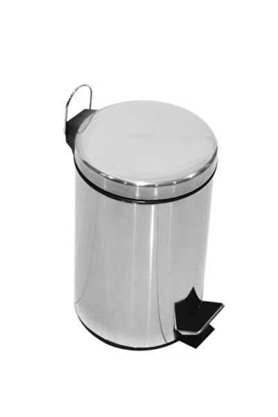 Generic Stainless Steel Pedal Bin - 5 L Round Step Trash Bin