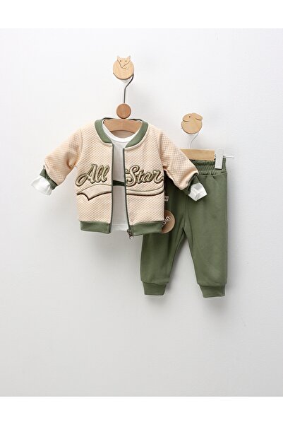 MiniKids Σετ All Star, κρεμ-πράσινο