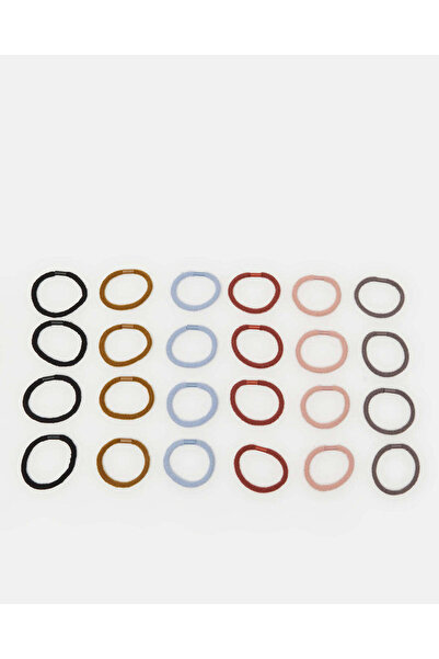 REDTAG ربطات شعر مطاطية متنوعة للنساء (24 قطعة)