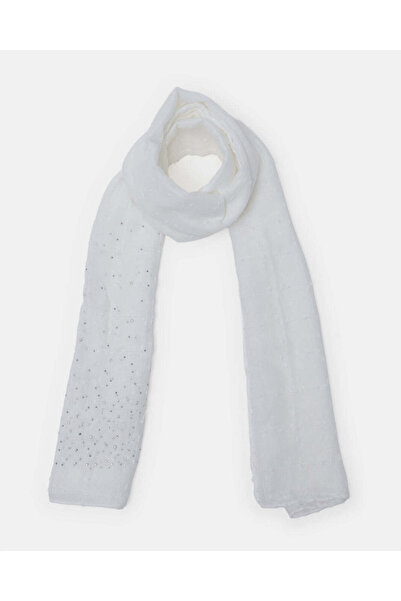 REDTAG Women White Embellished Scarf