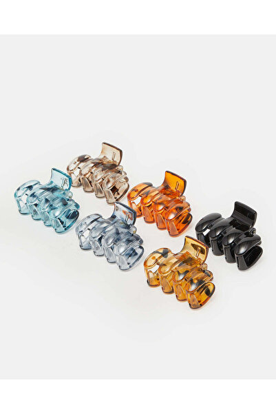 REDTAG Women Assorted Hair Claw Set – 6 Pieces