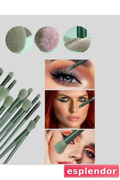 esplendor 13-Piece Synthetic Bristle Makeup Brush Set for All Skin Types