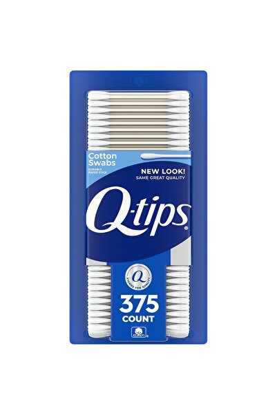 Q-tips Cotton Swabs, 375 Count