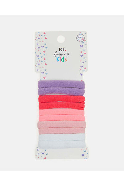 REDTAG Girls Assorted Elastic Scrunchy Set (Pack of 10)