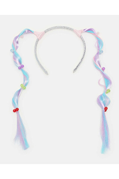 REDTAG Girls Multicolour Headband With Synthetic Hair