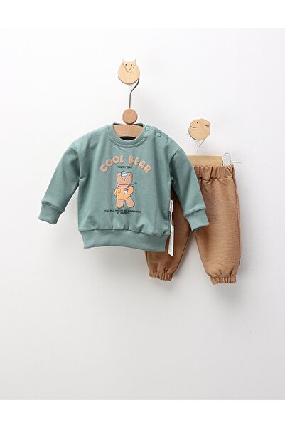 MiniKids Κοστούμι Cool Bear, με πράσινο χρώμα