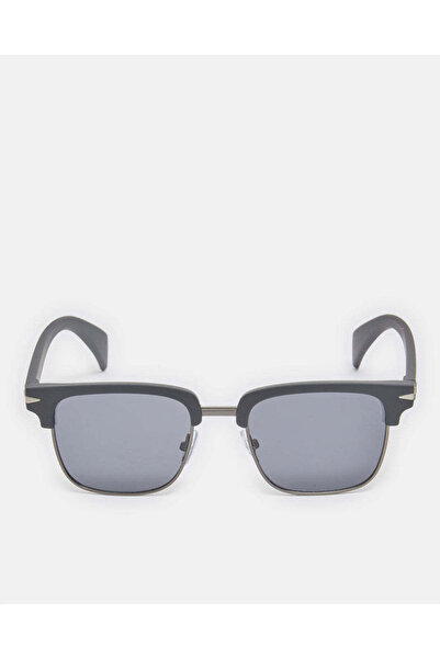 REDTAG Men Black Aviator Sunglasses
