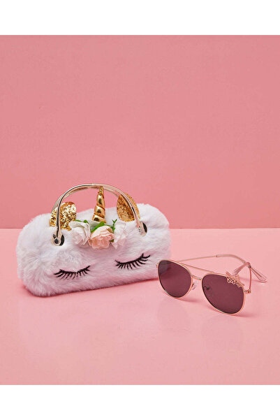 REDTAG Girls Sunglasses With Embellished Case