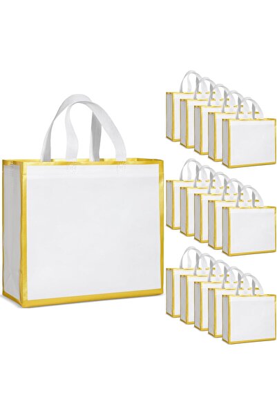 Arabest أكياس هدايا قابلة لإعادة الاستخدام، بمقابض، مصنوعة من قماش غير منسوج ...