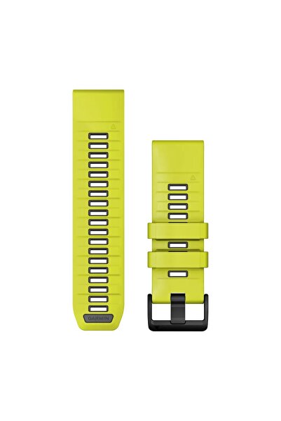 Garmin Quickfit 26 mm Yedek Kayış - Amp Sarı/Grafit Silikon