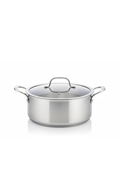 Prestige Infinity Tri Ply Stainless Steel 32cm Casserole With Glass Lid | Ind...