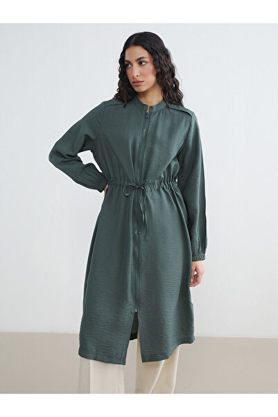 LC Waikiki YK PLUS Γυναικείο τουνίκ με ριχτό γιακά και σούρα στη μέση