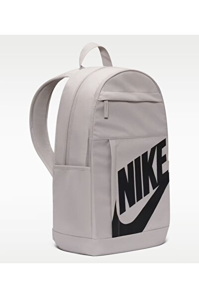 Nike Unisex Backpack Elemental Bkpk Double Compartment Gray Black Logo 21Litr...