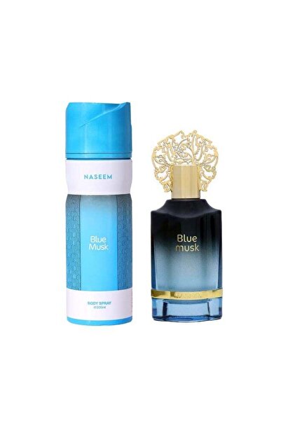 Naseem Blue Musk Gift Set - 2 PCS ( 1x Eau De Parfum 55ml, 1x Perfumed Body s...
