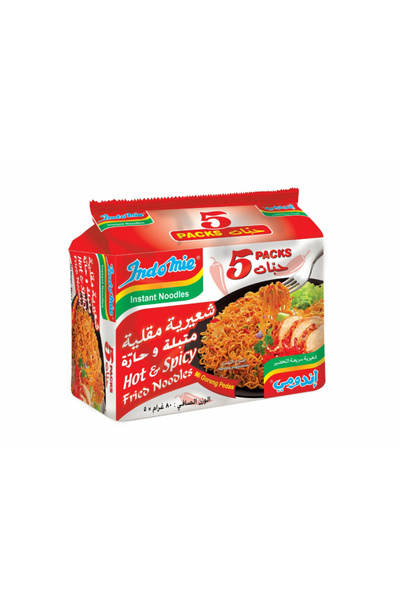 İndomie NOODLES HOT&SPICY 5x80GM