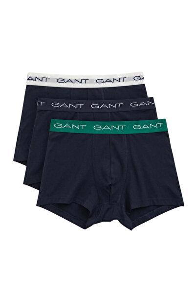 Gant بوكسر رجالي أخضر قصة ضيقة بشعار 3-لايت 902513003.322