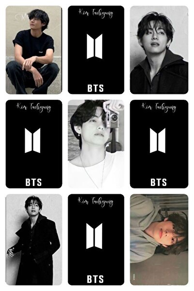 sevimliflower BTS FOTOKART 1 ADET PVC KAPLI 9*6 CM FOTOKART