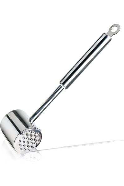 Arabest مطرقة تليين اللحم من الفولاذ المقاوم للصدأ 304، طولها 10.6 بوصة، أداة...