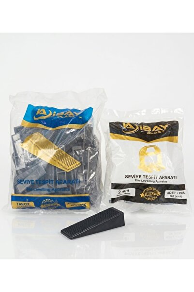 İbayPlast İBAY PLAST Başlangıç Seti (2 mm Klips 100 Adet + Takoz 100 Adet)