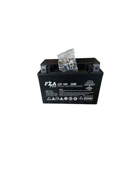 FZA 12 V 9 Ah Yatık Motor Aküsü ( Ytx9-bs )