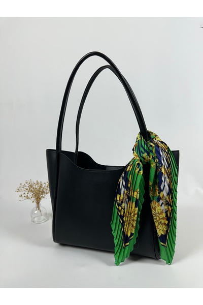 MegssStore Patterned Pleated Scarf Bandana