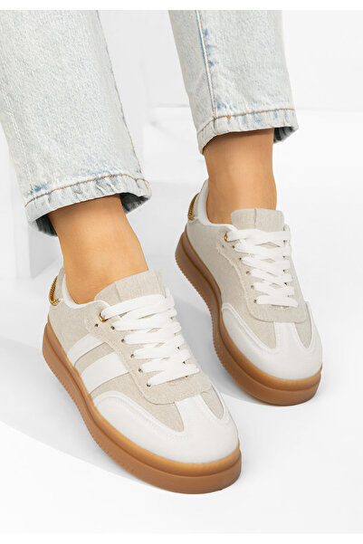 B T Shoes Sneakerși dama Deenia bej