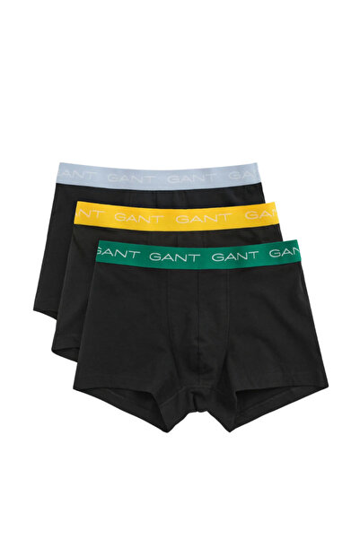 Gant Men's Black Slim Fit Logo 3-Piece Boxer 902513003.5