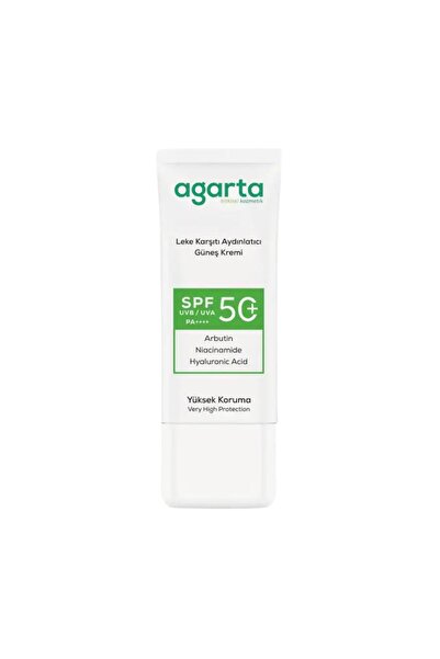 Agarta - GÜNEŞ KREMİ LEKE KARŞITI AYDINLATICI DOĞAL 50 ML