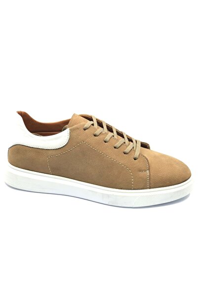 Kids Club Shoes Dropland 8718 Kožne muške cipele za slobodno vreme SAND
