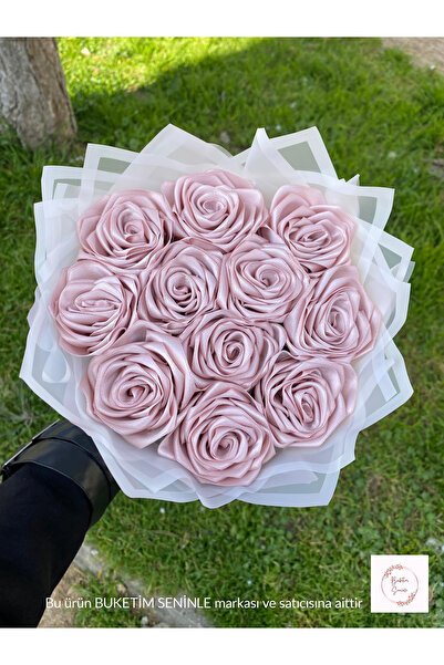Buketim Seninle 11-dijelni buket ruža u puder roze boji koji ne izbleđuje, po...