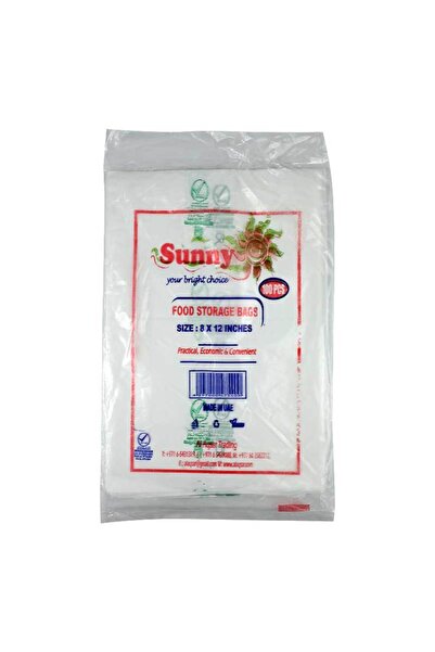 Sunny FOOD STORAGE BAGS 8X12 INCHES 100S