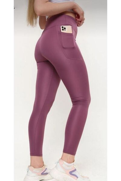 FORMO Γυναικείο κολάν Με τσέπες με εξαιρετικά ψηλή μέση Ύφασμα scuba Ελαστικό...