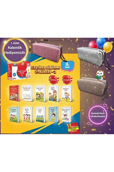 Artı Eğitim Yayınları ELEŞTİREL VE YARATICI DÜŞÜNME ÖYKÜLERİ 2 + Kalemlik Hed...