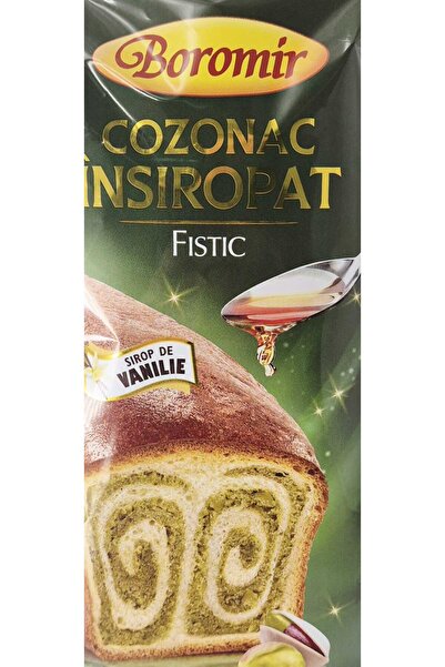 Boromir Cozonac Insiropat cu Fistic 550 gr