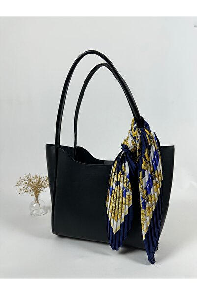 MegssStore Patterned Pleated Scarf Bandana