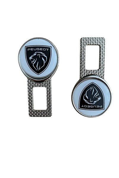 XUKEY YENİ PEUGEOT METAL KEMER GÖRSELİ 2 ADET ÇİFT YÖNLÜDÜR LOGOSU