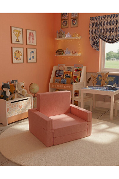 LENSA HOME Çocuk Koltuğu Komple Sünger Katlanabilir Yataklı - Çocuk Minderi 0...