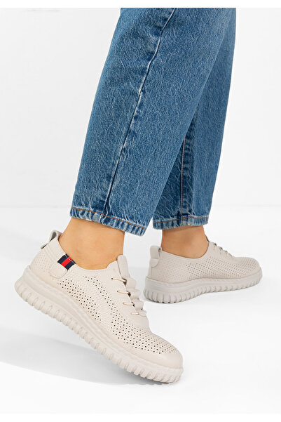 B T Shoes Sneakerși dama Petrina bej