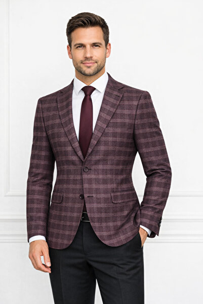 Slim Fit Erkek Tek Ceket – Modern Kesim Premium Kumaş